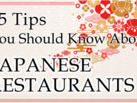 15 Tips you Should Know about JAPANESE RESTAURANTS Part. 1
